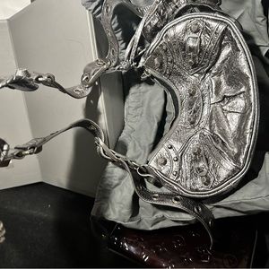 Balenciaga le Cagole silver xs